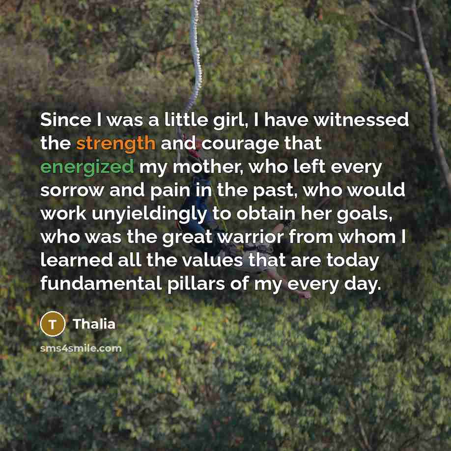 “Since I was a little girl, I have witnessed the…” quote by Thalia
