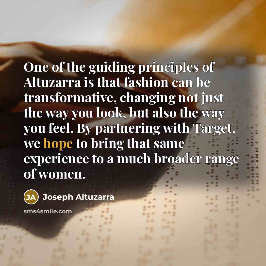 “One of the guiding principles of Altuzarra is that fashion…” quote by Joseph Altuzarra