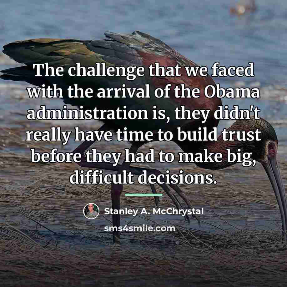 “The challenge that we faced with the arrival of the…” quote by Stanley A. McChrystal