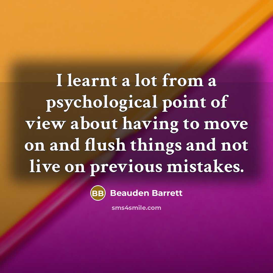 “I learnt a lot from a psychological point of view…” quote by Beauden Barrett