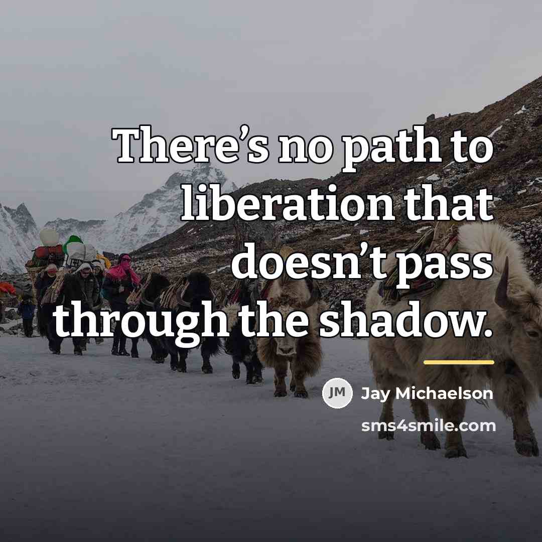 “There’s no path to liberation that doesn’t pass through the…” quote by Jay Michaelson