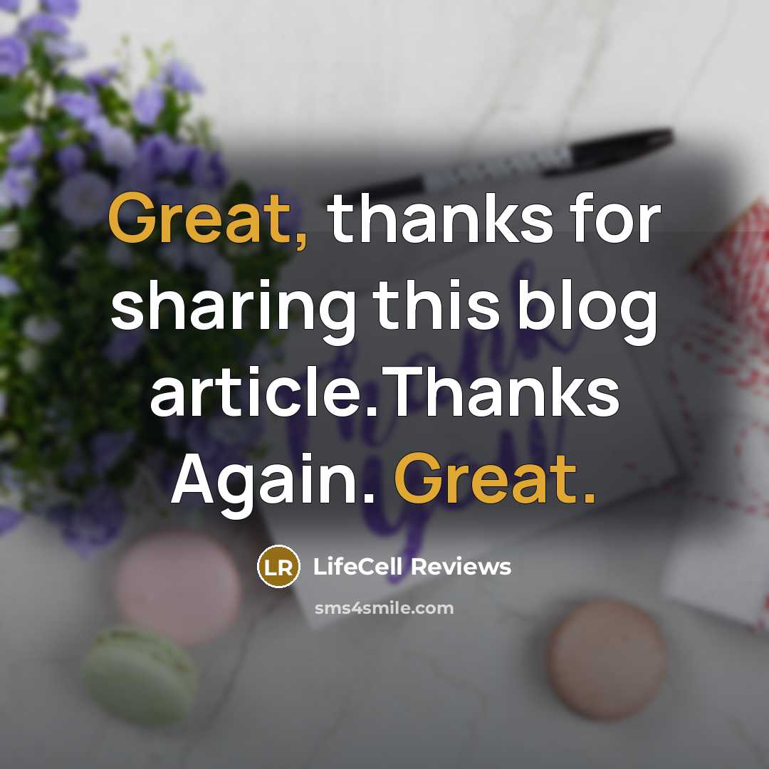 “Great, thanks for sharing this blog article.Thanks Again. Great.…” quote by LifeCell Reviews