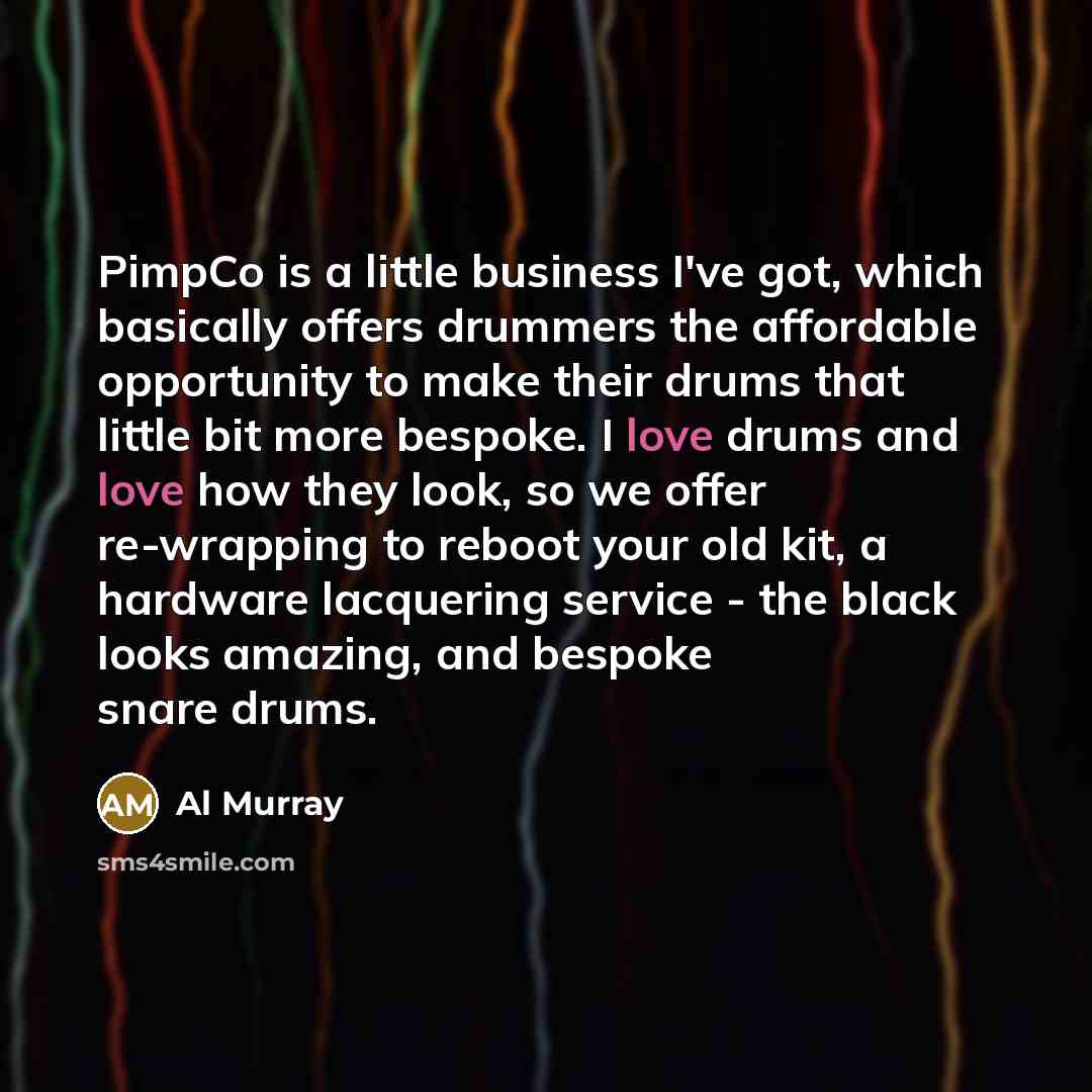 “PimpCo is a little business I've got, which basically offers…” quote by Al Murray