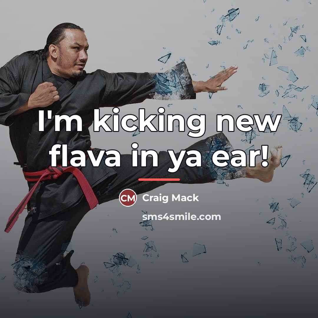 “I'm kicking new flava in ya ear!…” quote by Craig Mack