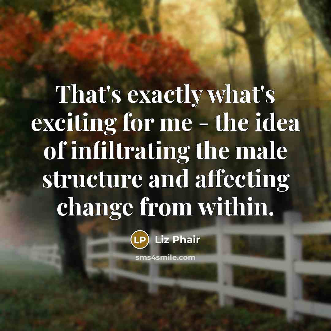 “That's exactly what's exciting for me - the idea of…” quote by Liz Phair