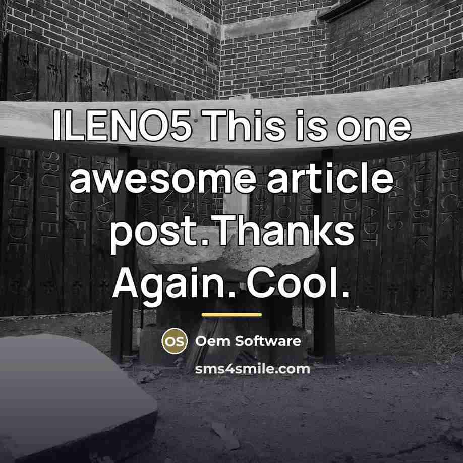 “ILENO5 This is one awesome article post.Thanks Again. Cool.…” quote by Oem Software