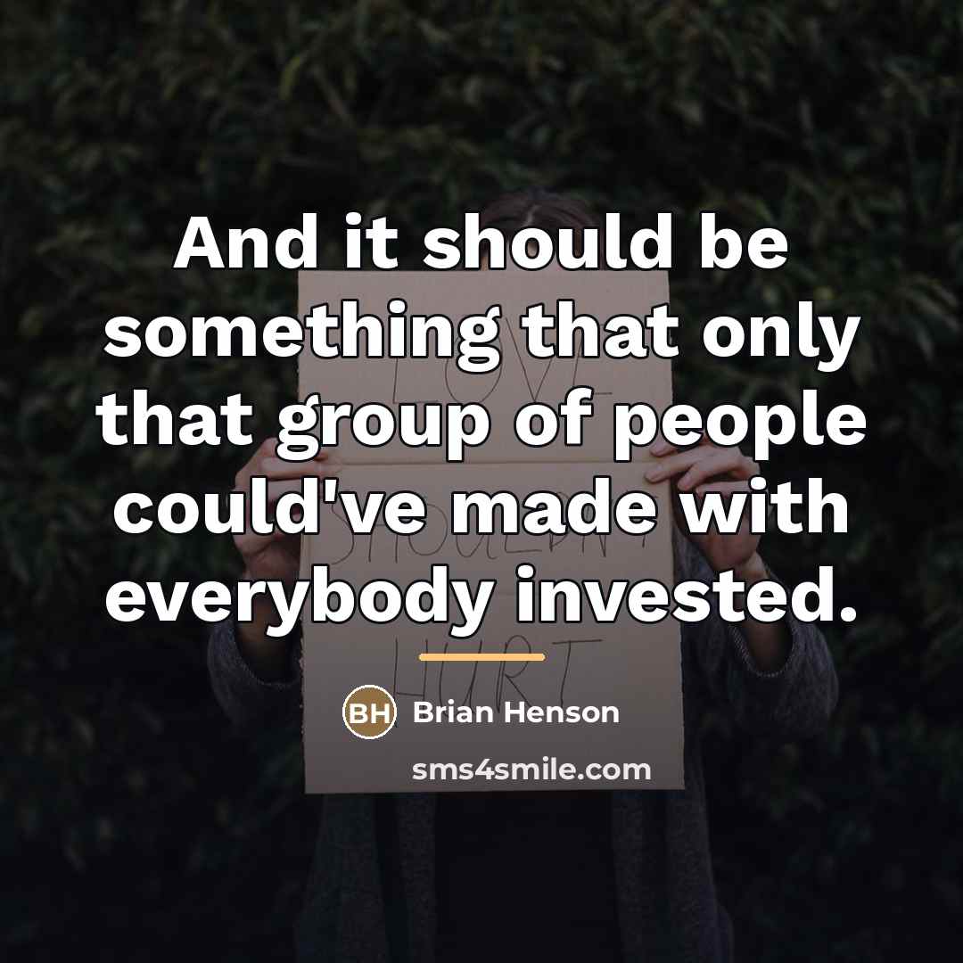 “And it should be something that only that group of…” quote by Brian Henson