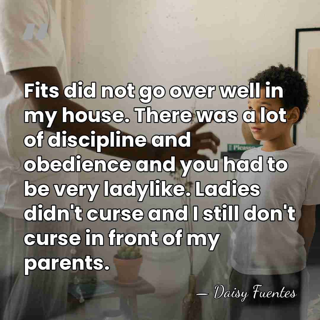 Fits did not go over well in my house. There was a&hellip; - Daisy Fuentes
