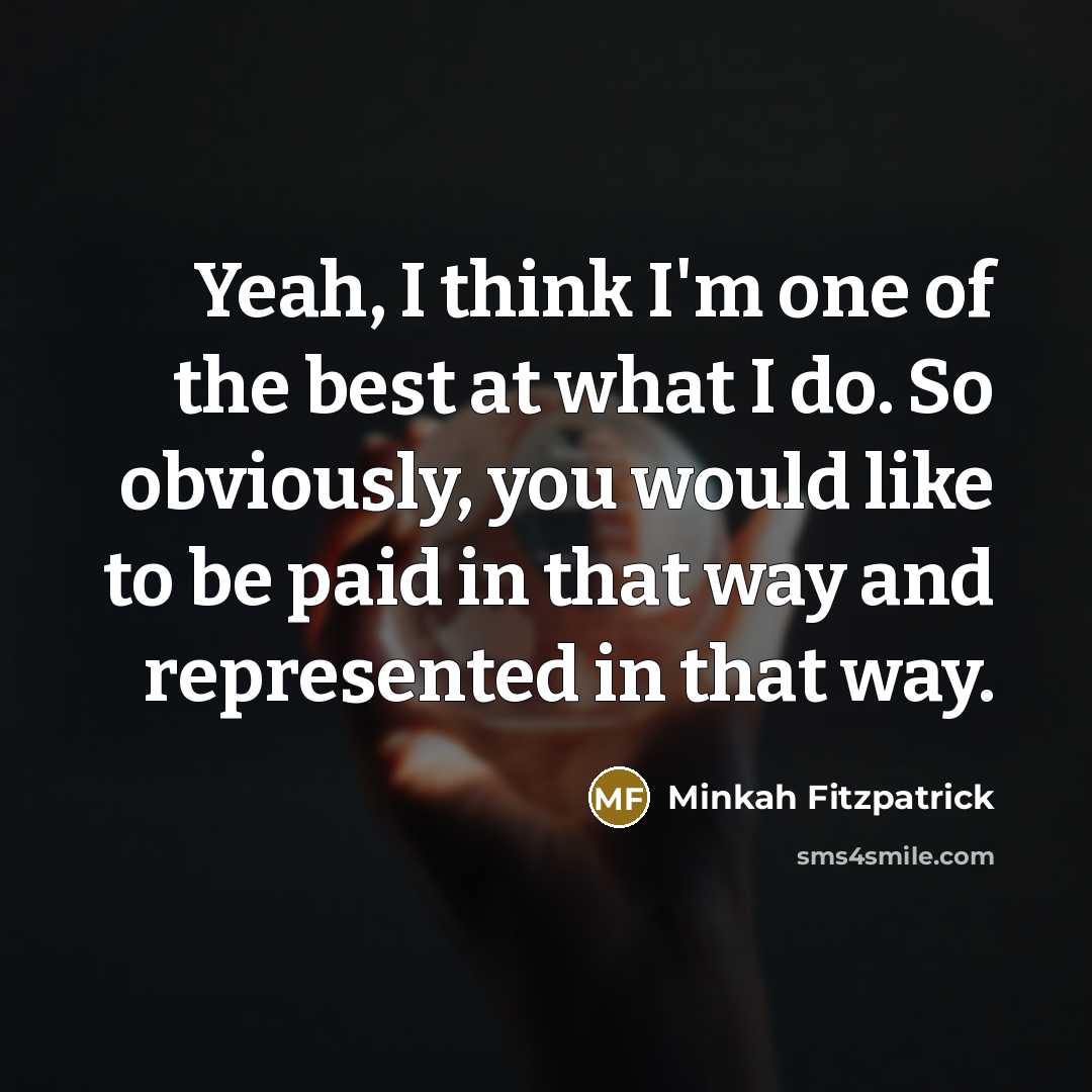 “Yeah, I think I'm one of the best at what…” quote by Minkah Fitzpatrick