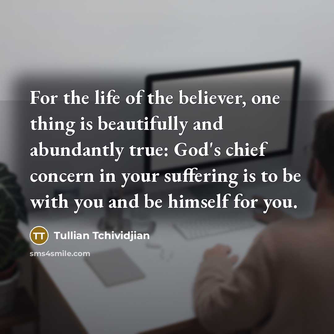 “For the life of the believer, one thing is beautifully…” quote by Tullian Tchividjian