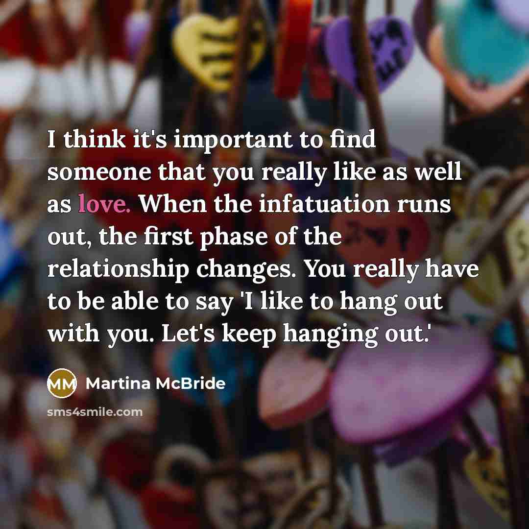 “I think it's important to find someone that you really…” quote by Martina McBride
