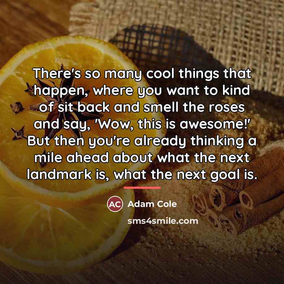 “There's so many cool things that happen, where you want…” quote by Adam Cole