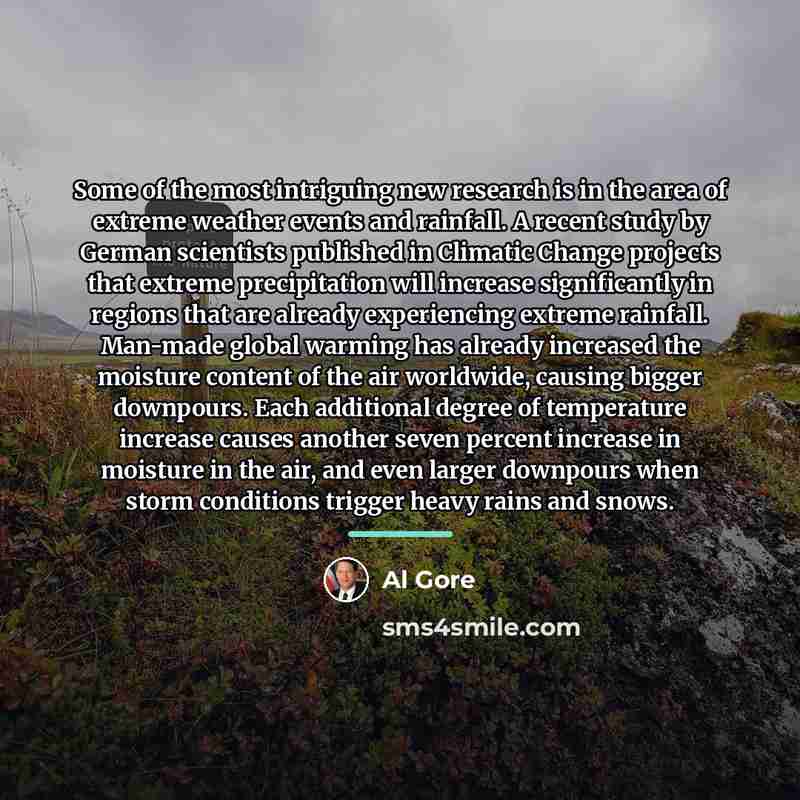 “Some of the most intriguing new research is in the…” quote by Al Gore