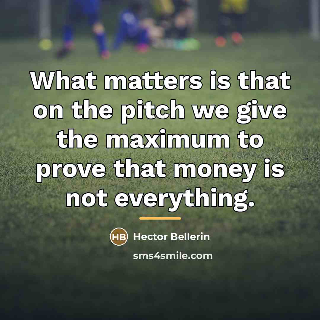 “What matters is that on the pitch we give the…” quote by Hector Bellerin
