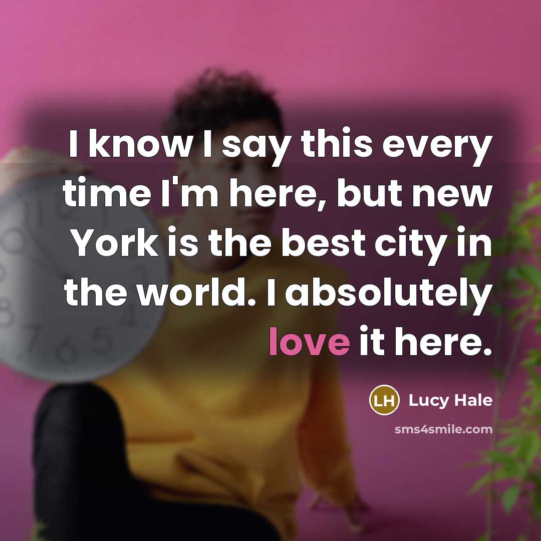 “I know I say this every time I'm here, but…” quote by Lucy Hale