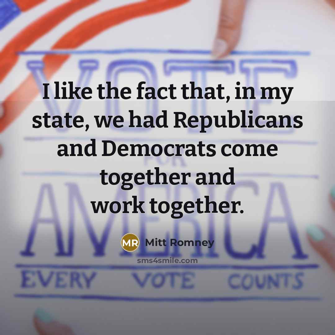 “I like the fact that, in my state, we had…” quote by Mitt Romney