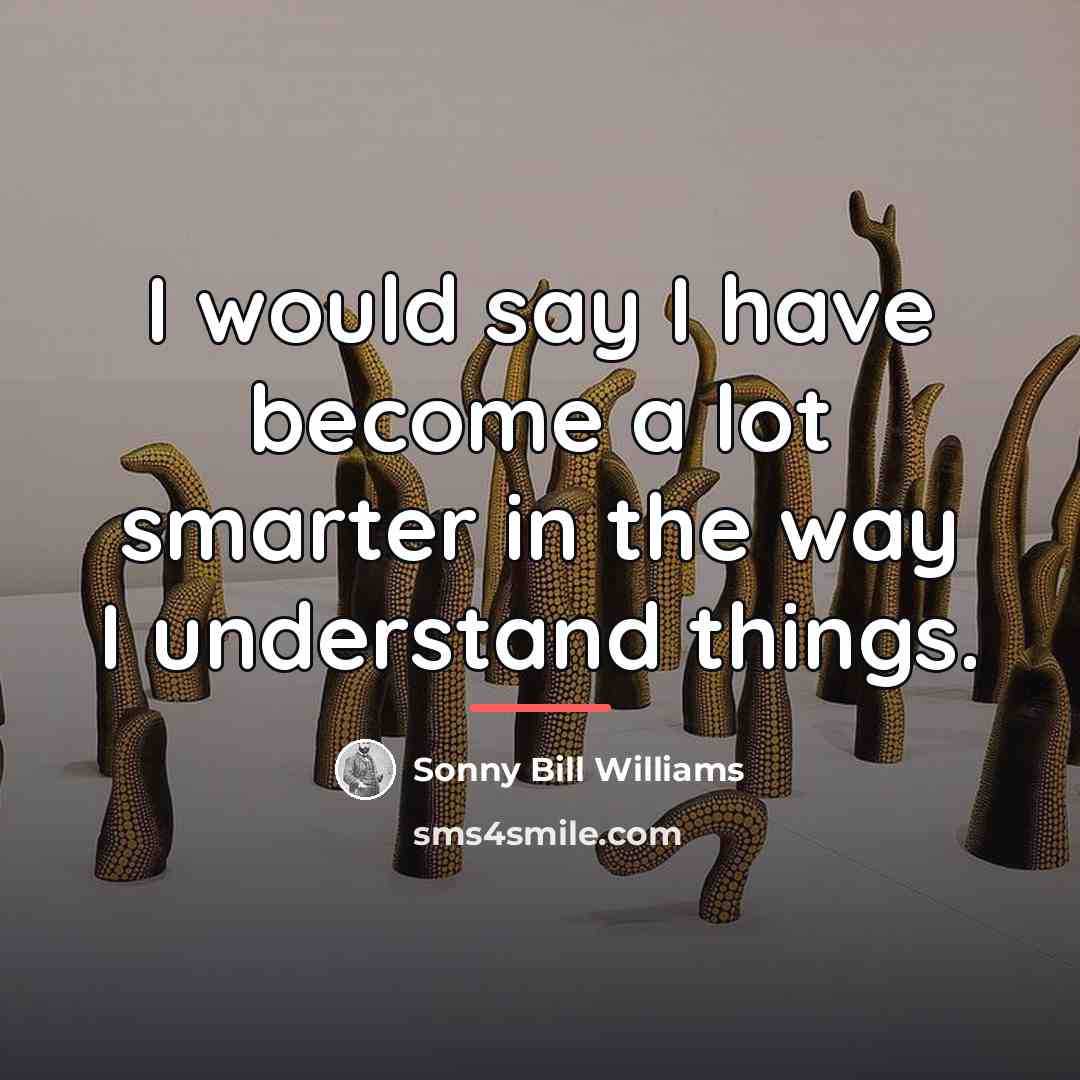 “I would say I have become a lot smarter in…” quote by Sonny Bill Williams