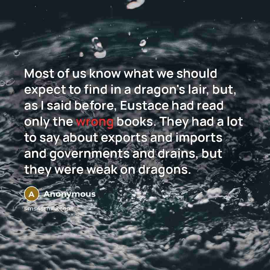 “Most of us know what we should expect to find…” quote by Anonymous