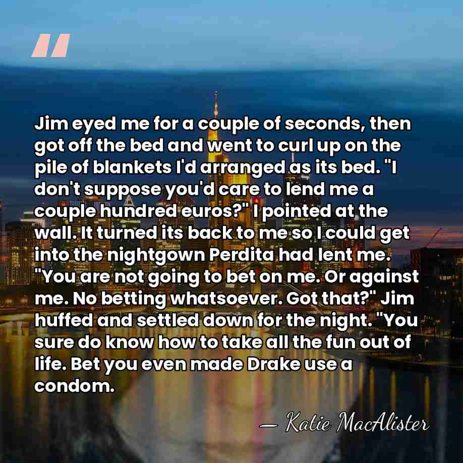 Jim eyed me for a couple of seconds, then got off the&hellip; - Katie MacAlister