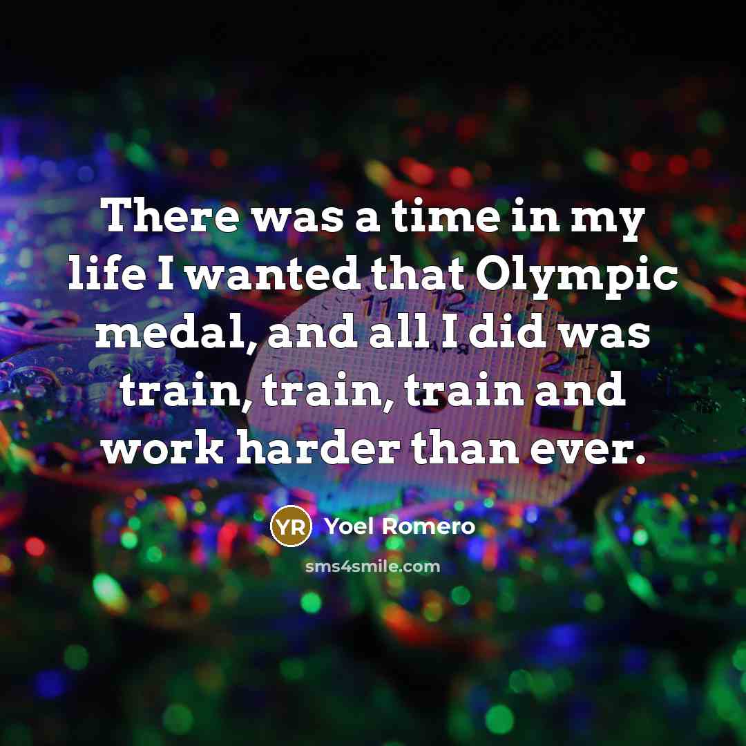 “There was a time in my life I wanted that…” quote by Yoel Romero