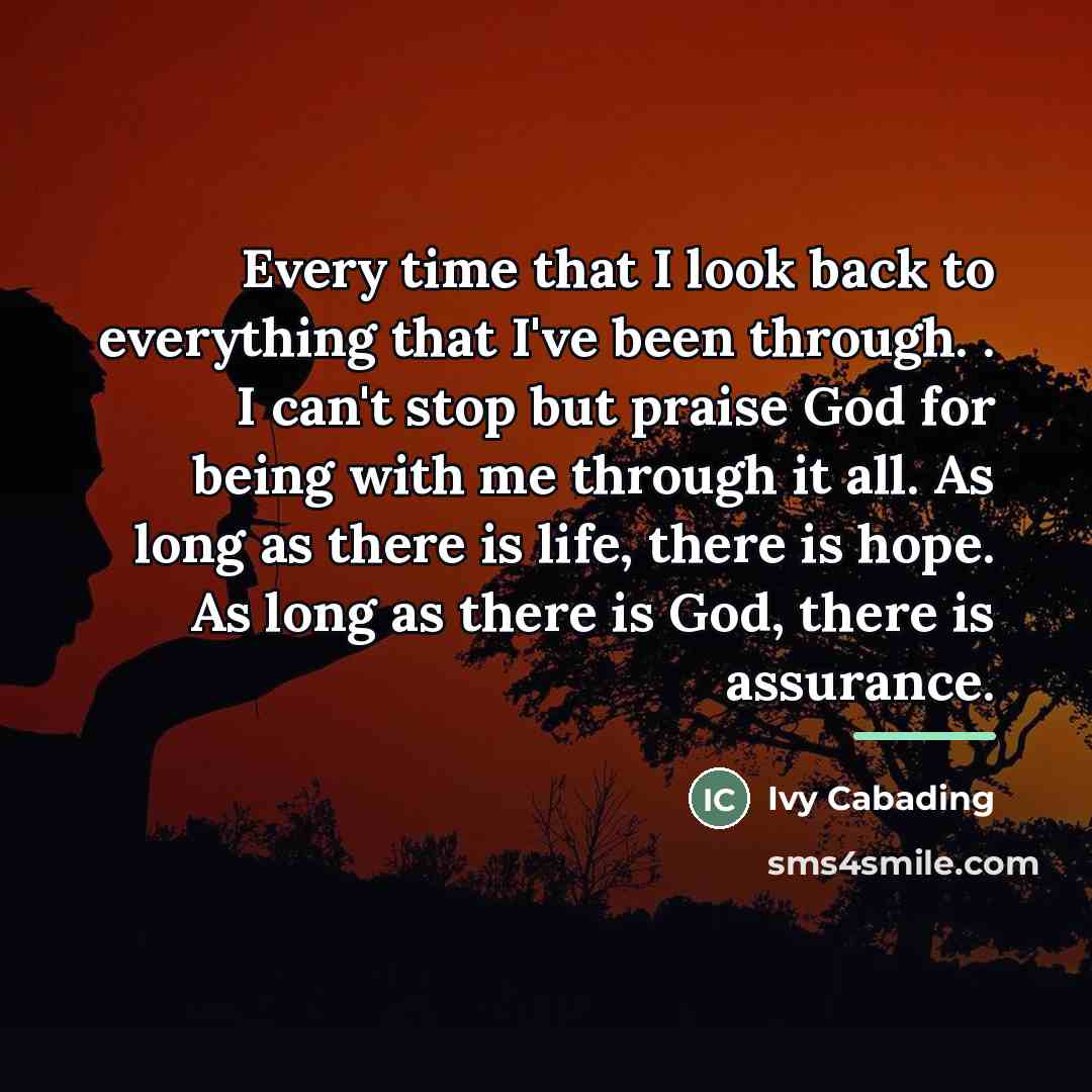 “Every time that I look back to everything that I've…” quote by Ivy Cabading