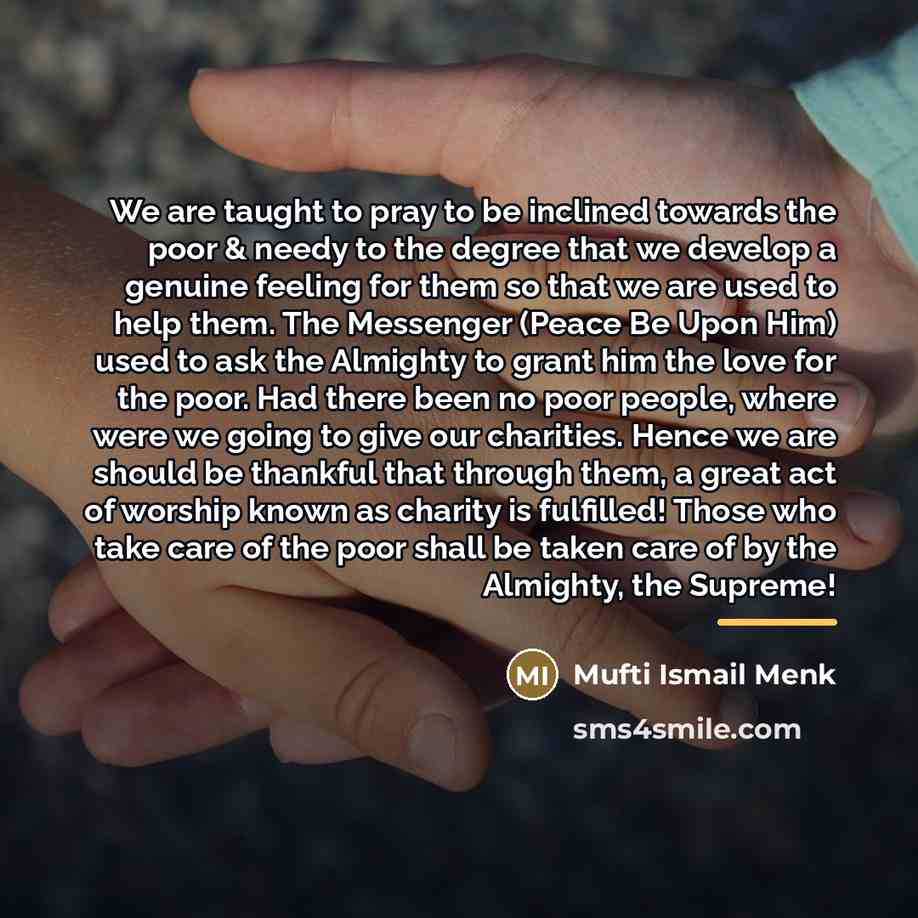 “We are taught to pray to be inclined towards the…” quote by Mufti Ismail Menk