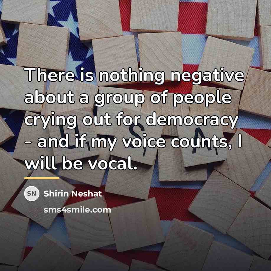 “There is nothing negative about a group of people crying…” quote by Shirin Neshat