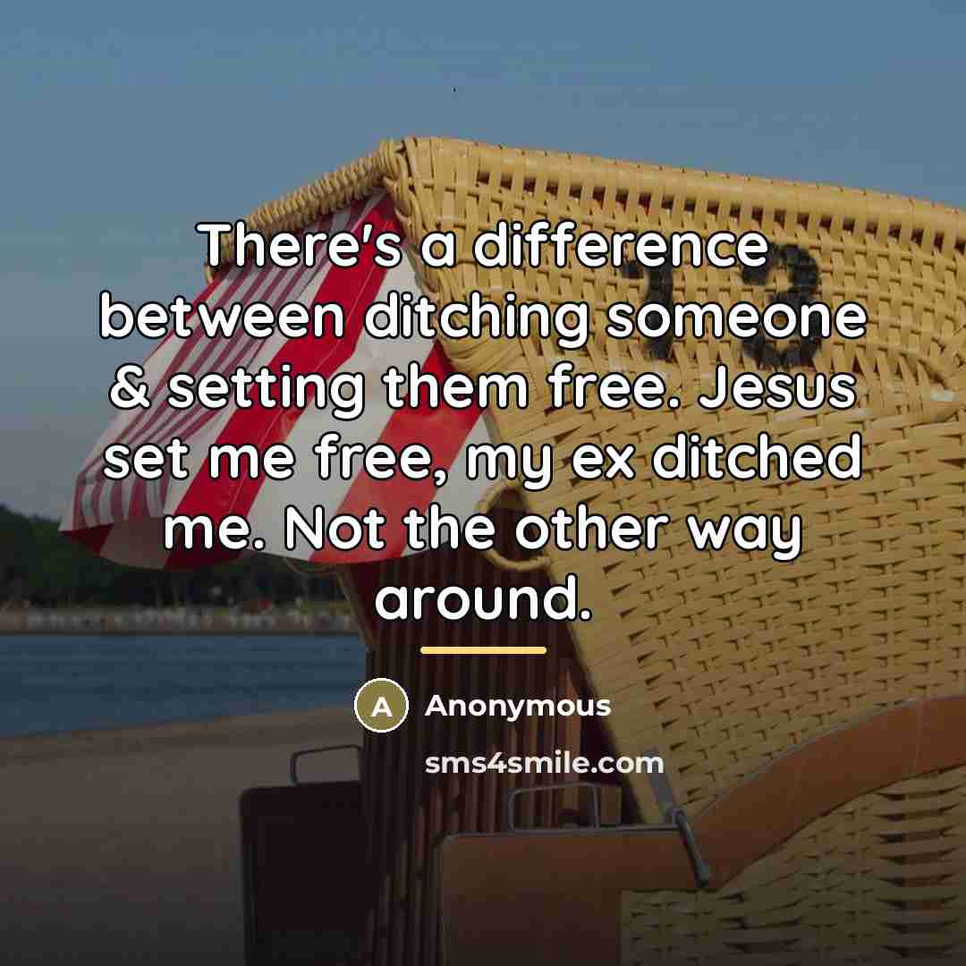 “There's a difference between ditching someone & setting them free.…” quote by Anonymous