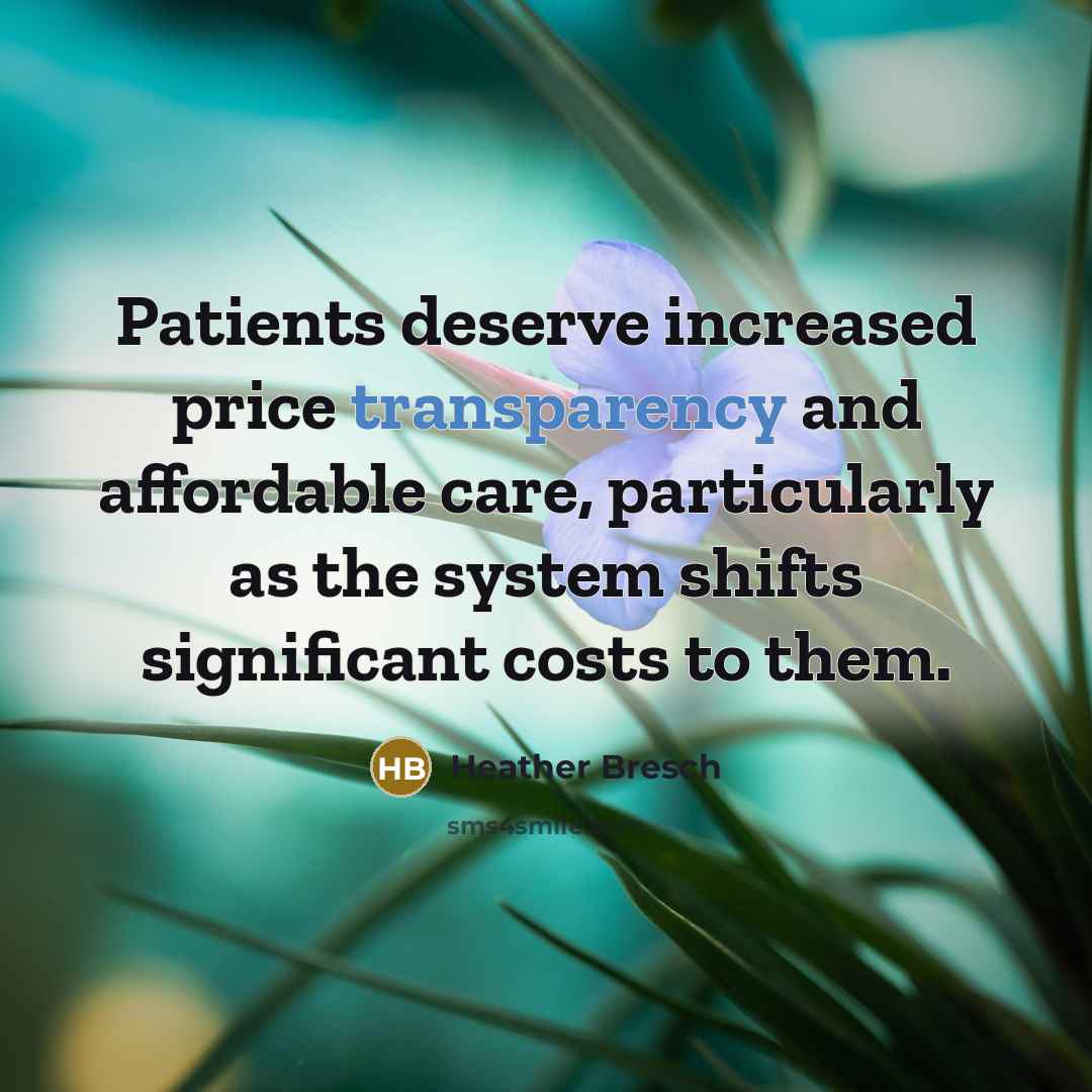 “Patients deserve increased price transparency and affordable care, particularly as…” quote by Heather Bresch