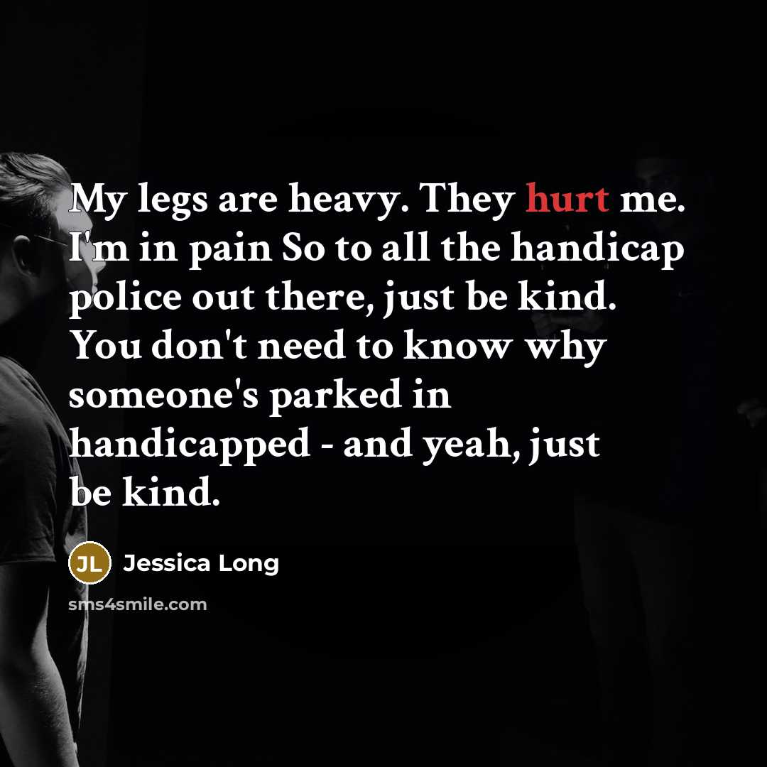 “My legs are heavy. They hurt me. I'm in pain…” quote by Jessica Long