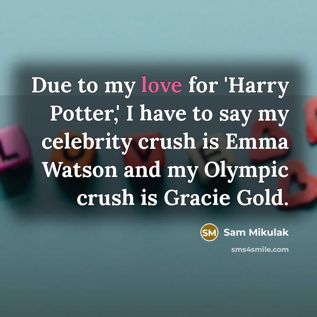 “Due to my love for 'Harry Potter,' I have to…” quote by Sam Mikulak