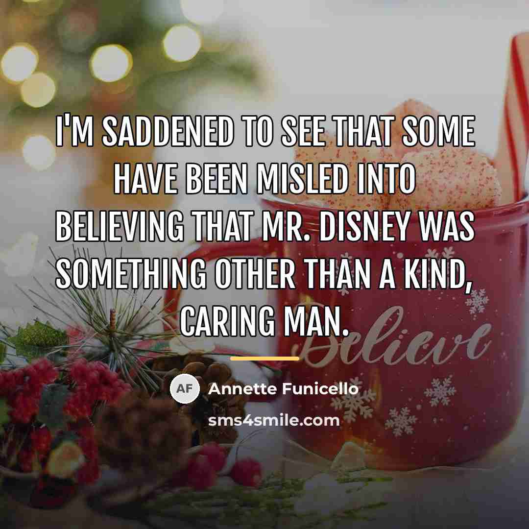 “I'm saddened to see that some have been misled into…” quote by Annette Funicello