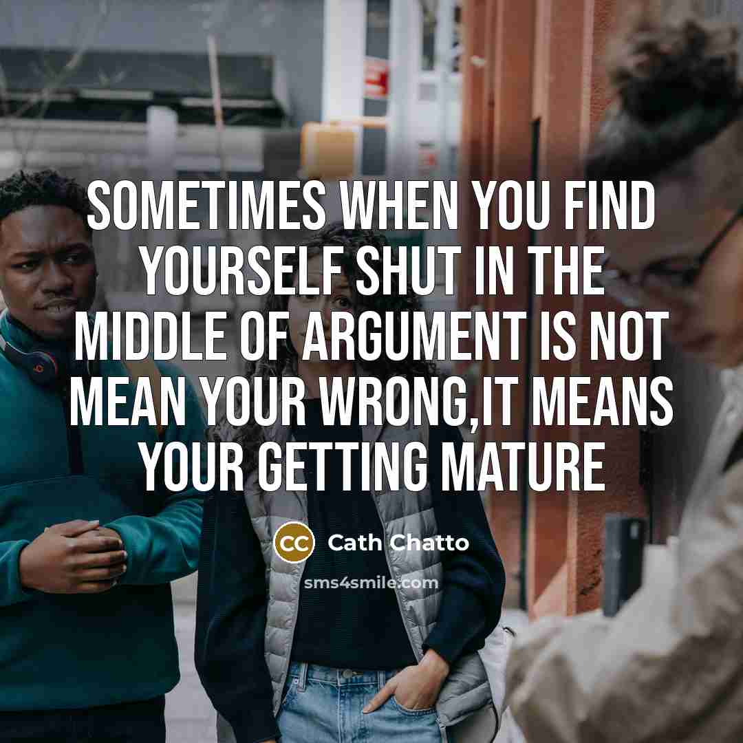 “Sometimes when you find yourself shut in the middle of…” quote by Cath Chatto