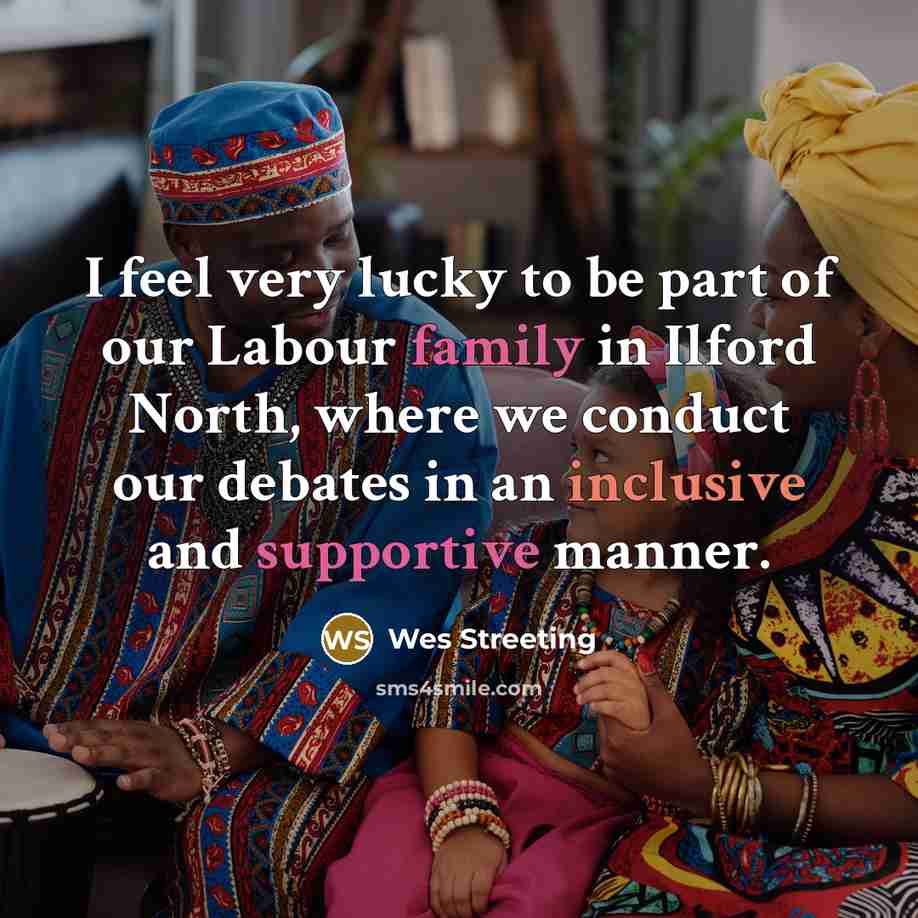 “I feel very lucky to be part of our Labour…” quote by Wes Streeting