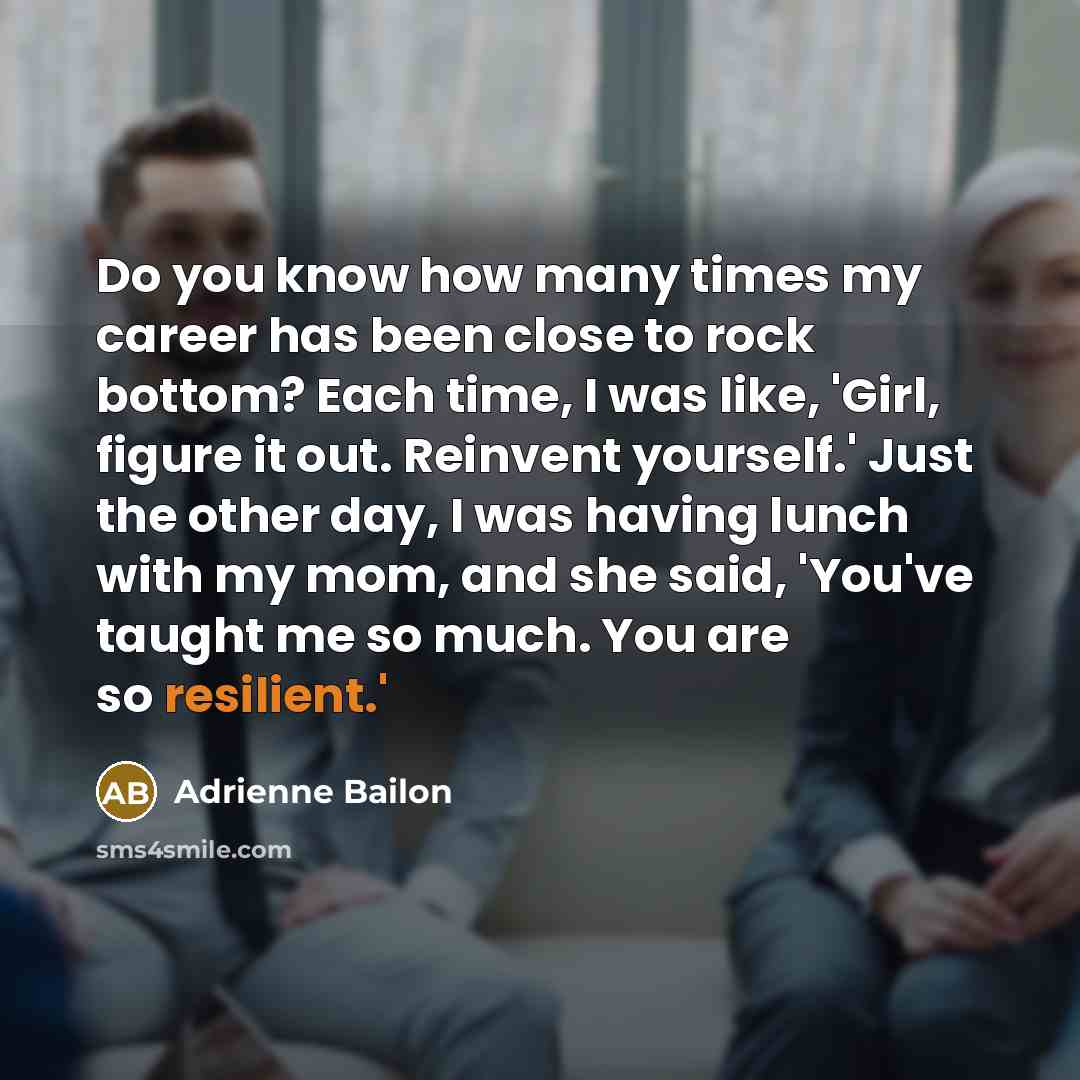 “Do you know how many times my career has been…” quote by Adrienne Bailon