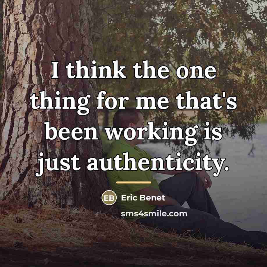 “I think the one thing for me that's been working…” quote by Eric Benet