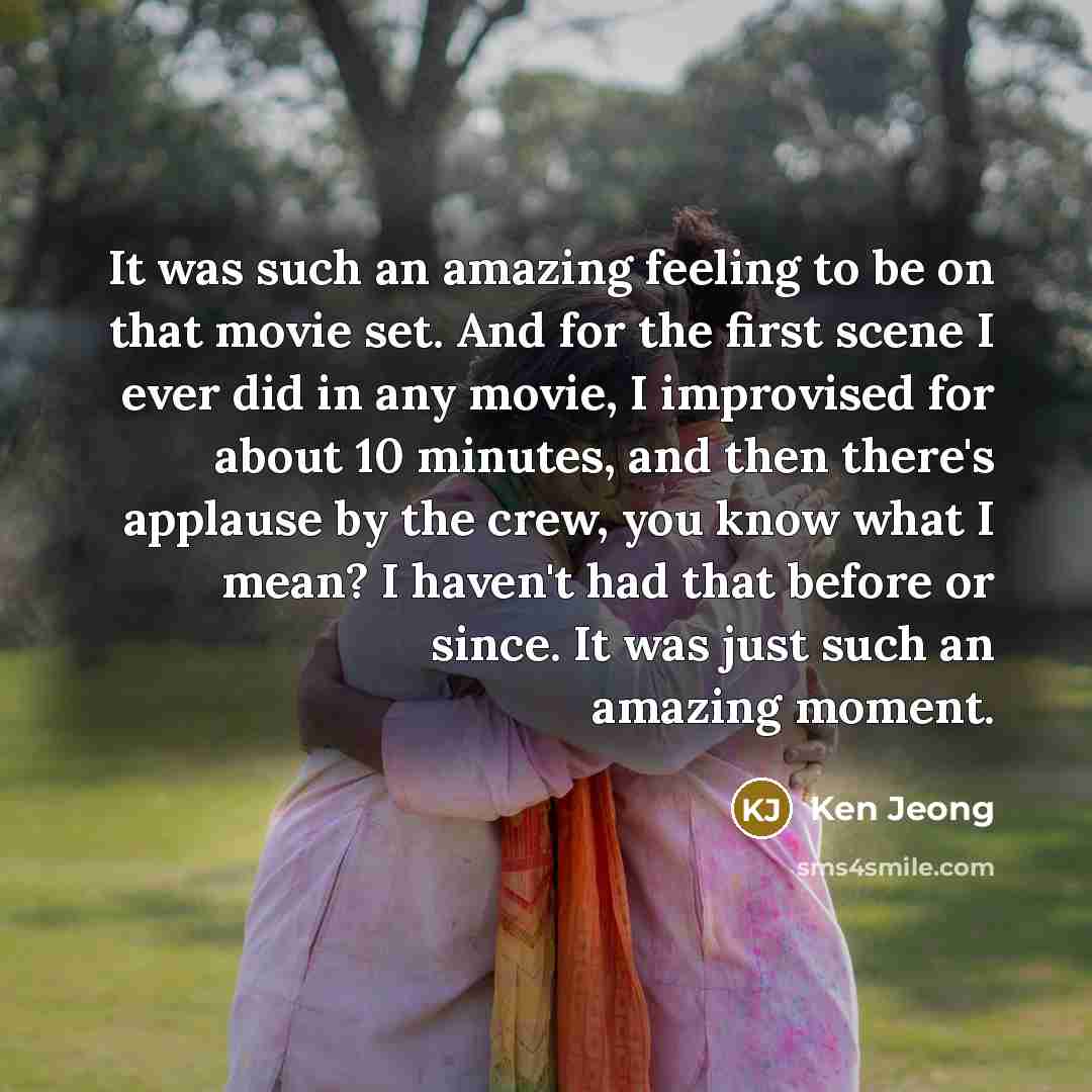 “It was such an amazing feeling to be on that…” quote by Ken Jeong