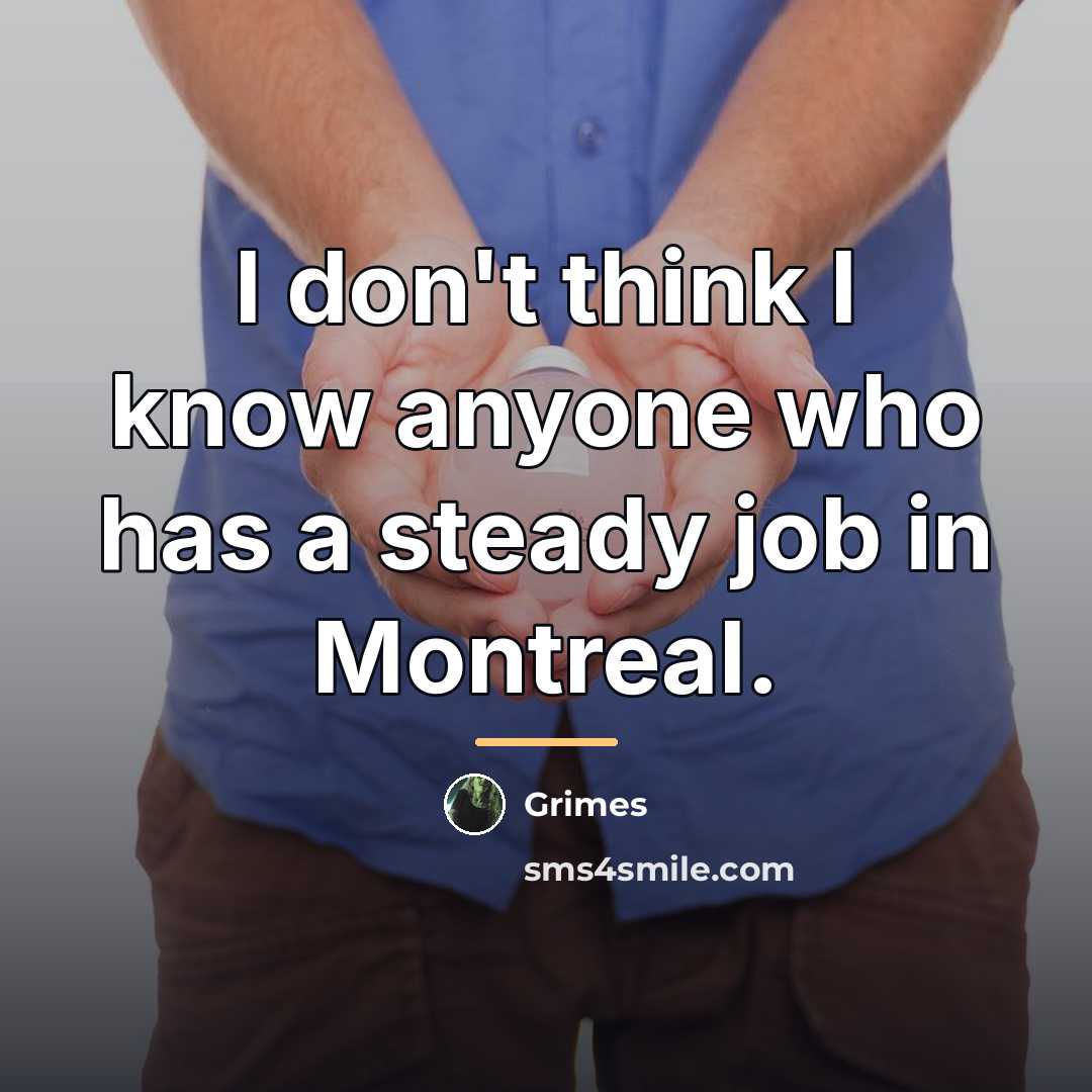 “I don't think I know anyone who has a steady…” quote by Grimes