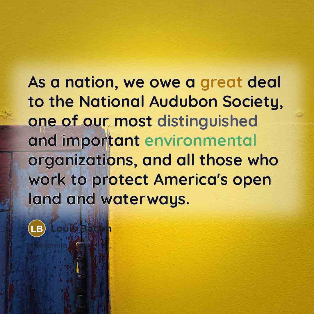 “As a nation, we owe a great deal to the…” quote by Louis Bacon