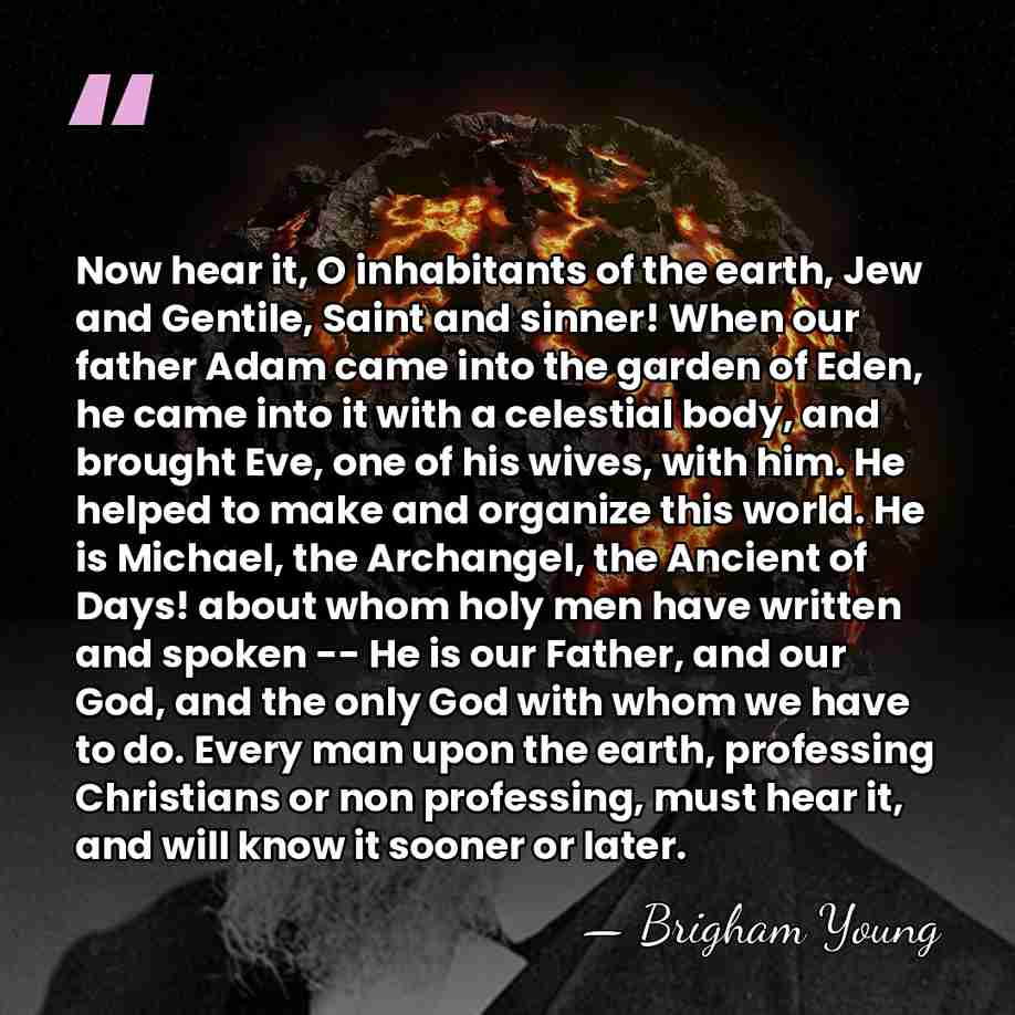 Now hear it, O inhabitants of the earth, Jew and Gentile, Saint&hellip; - Brigham Young