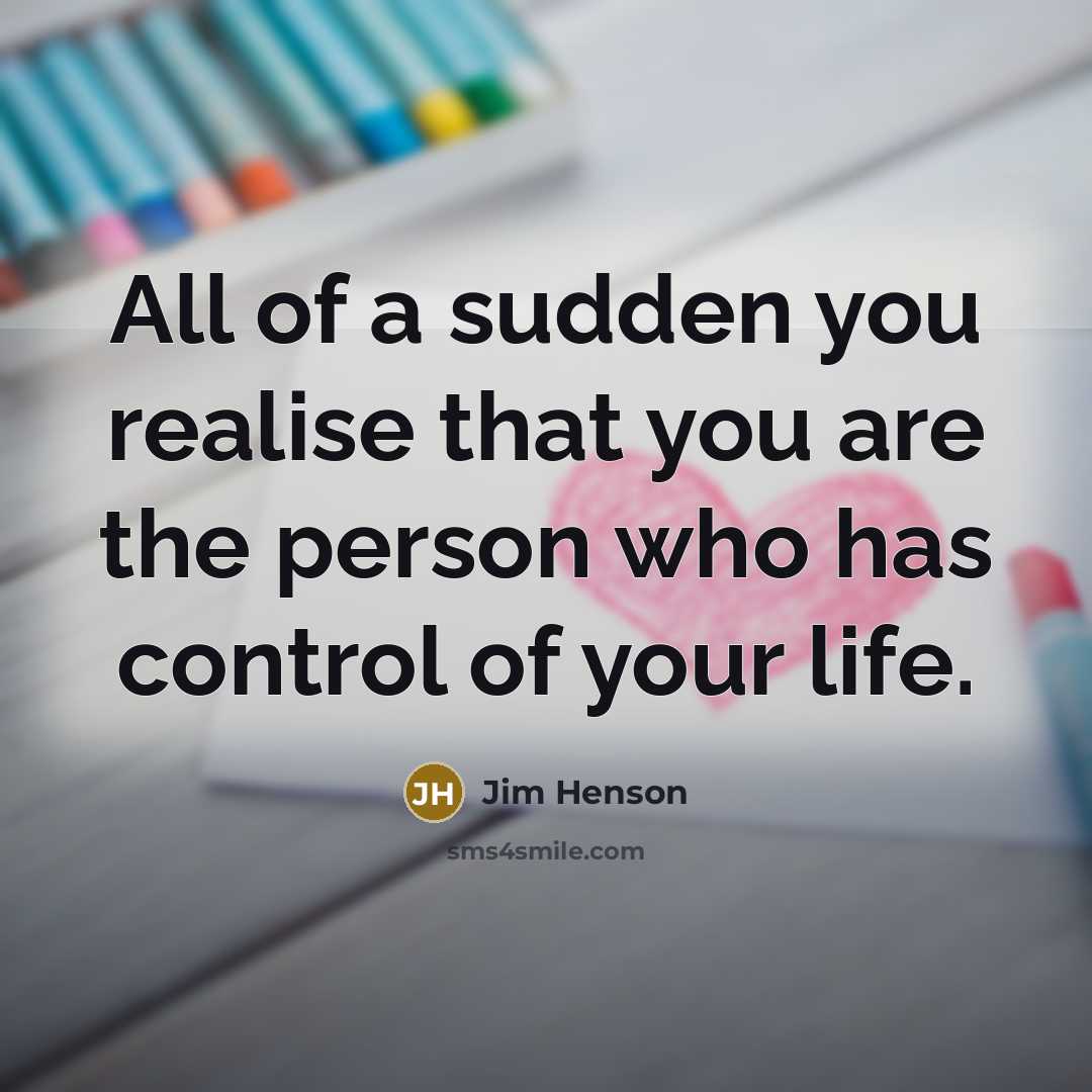 “All of a sudden you realise that you are the…” quote by Jim Henson