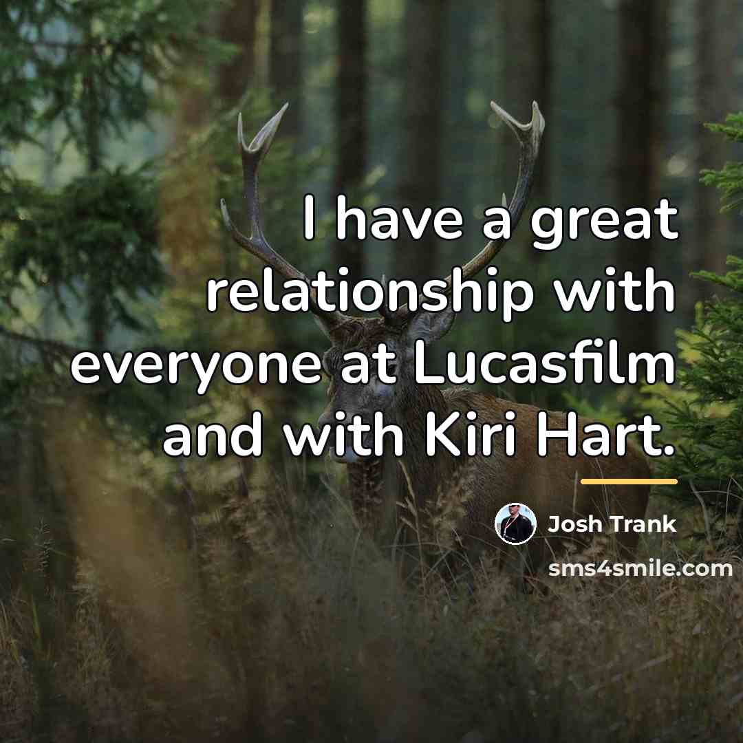 “I have a great relationship with everyone at Lucasfilm and…” quote by Josh Trank