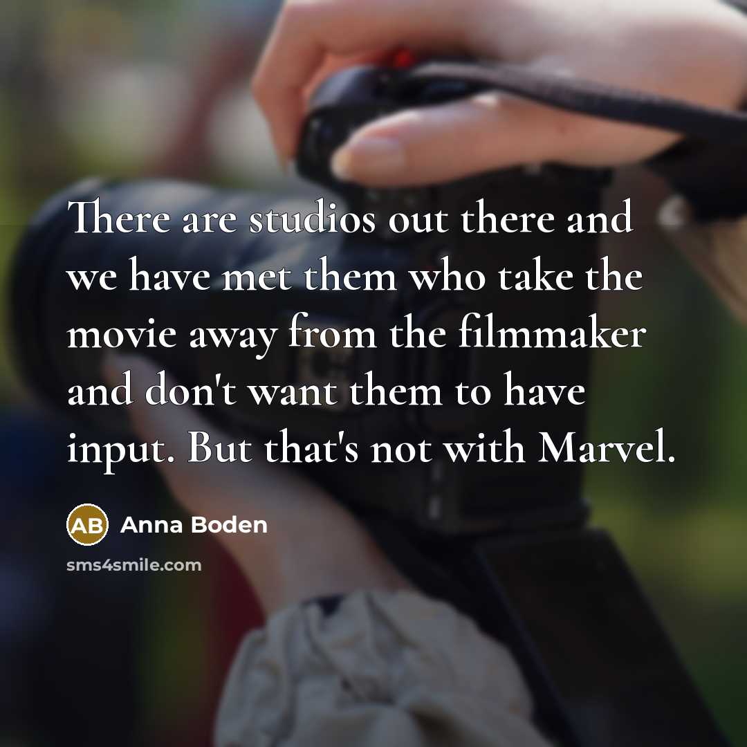 “There are studios out there and we have met them…” quote by Anna Boden
