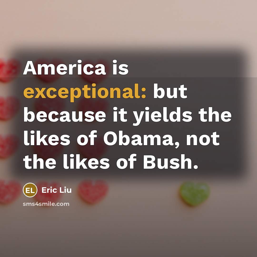 “America is exceptional: but because it yields the likes of…” quote by Eric Liu