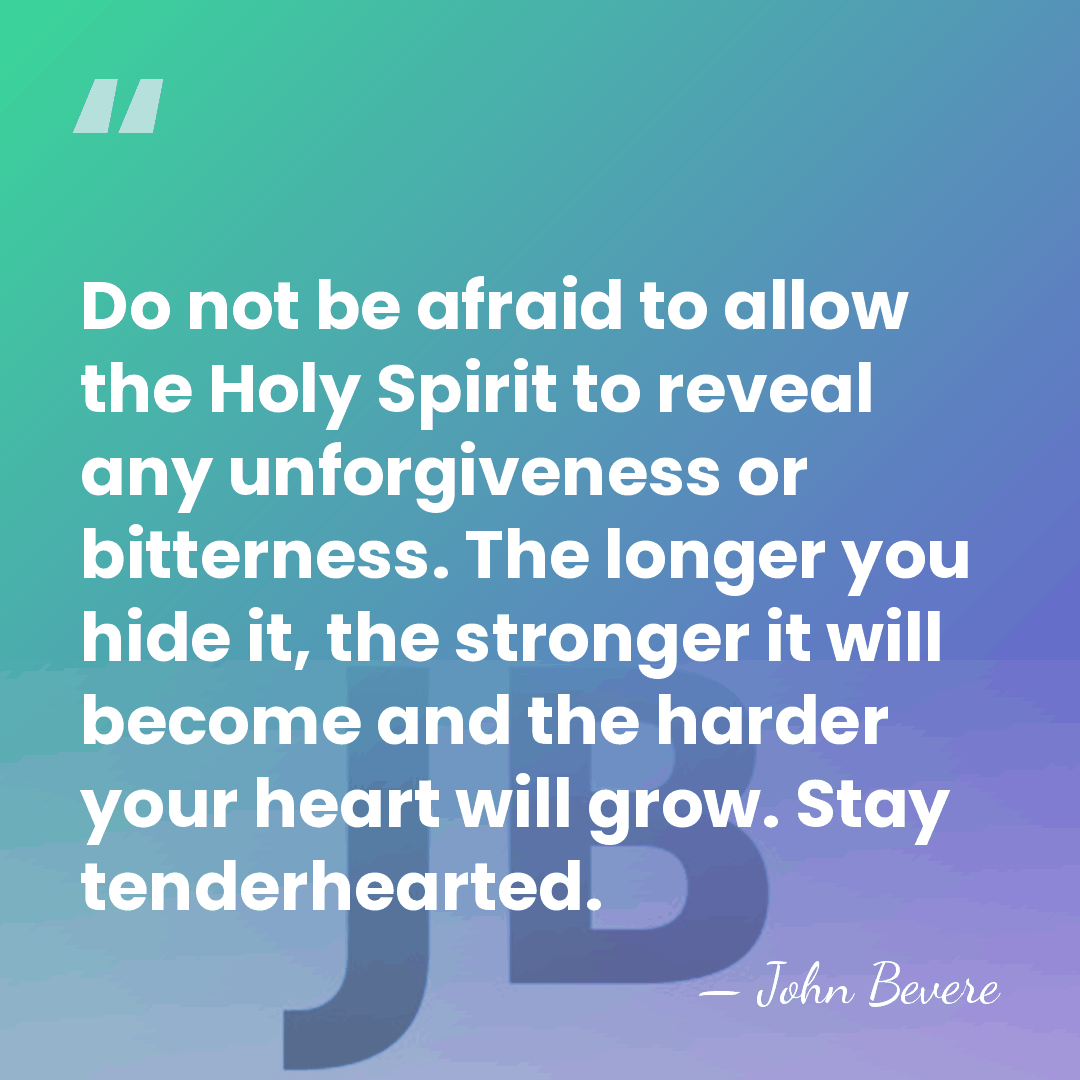 Do not be afraid to allow the Holy Spirit to reveal any&hellip; - John Bevere