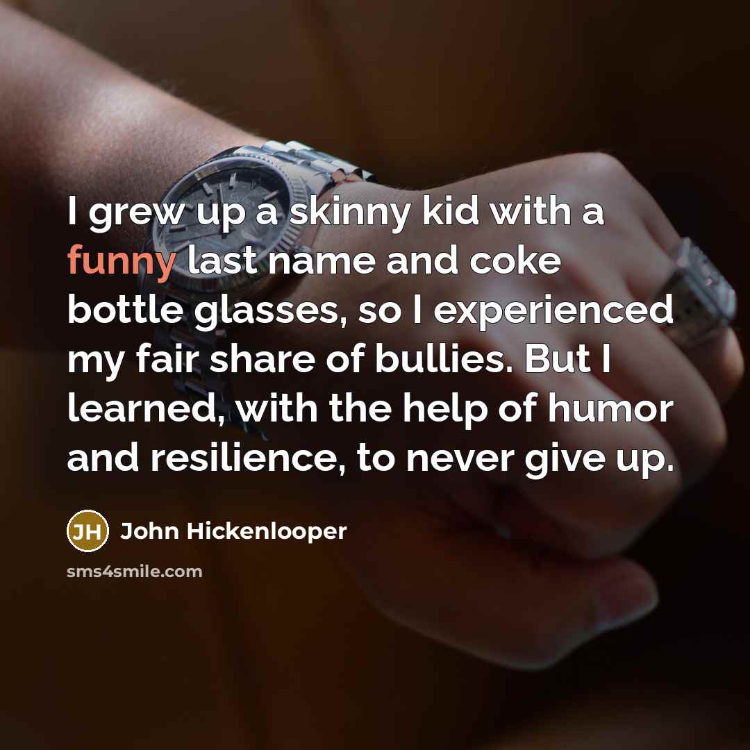 “I grew up a skinny kid with a funny last…” quote by John Hickenlooper