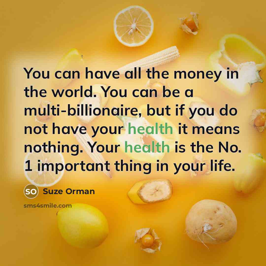 “You can have all the money in the world. You…” quote by Suze Orman