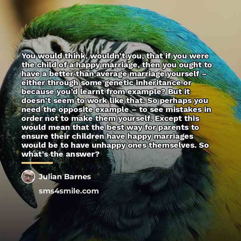 “You would think, wouldn’t you, that if you were the…” quote by Julian Barnes