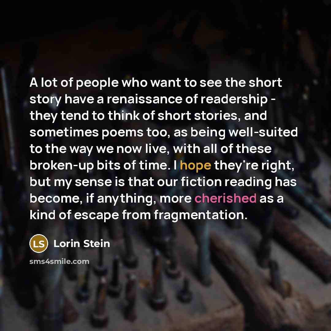 “A lot of people who want to see the short…” quote by Lorin Stein