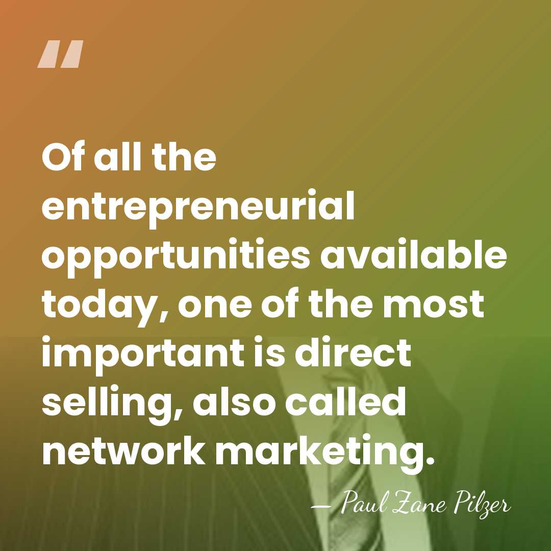 Of all the entrepreneurial opportunities available today, one of the most important&hellip; - Paul Zane Pilzer